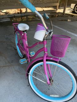Girl bicycle, children bike, pink bicycle