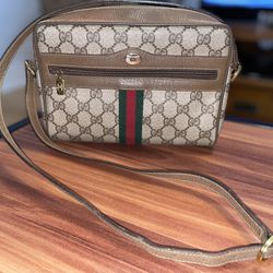 Vintage Gucci Sherry Line Web Crossbody Bag for Sale in Chicago