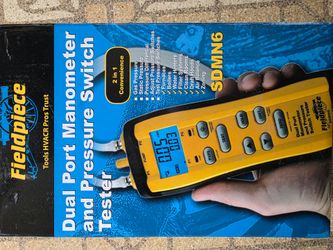 Fieldpiece Dual Manometer/Pressure Switch Tester