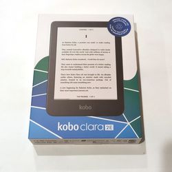 Kobo Clara 2E eReader eBook ePUB PDF Audiobook NEW IN BOX