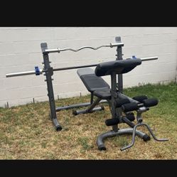 Bench press, Weight Each, Barbells (no Weights)
