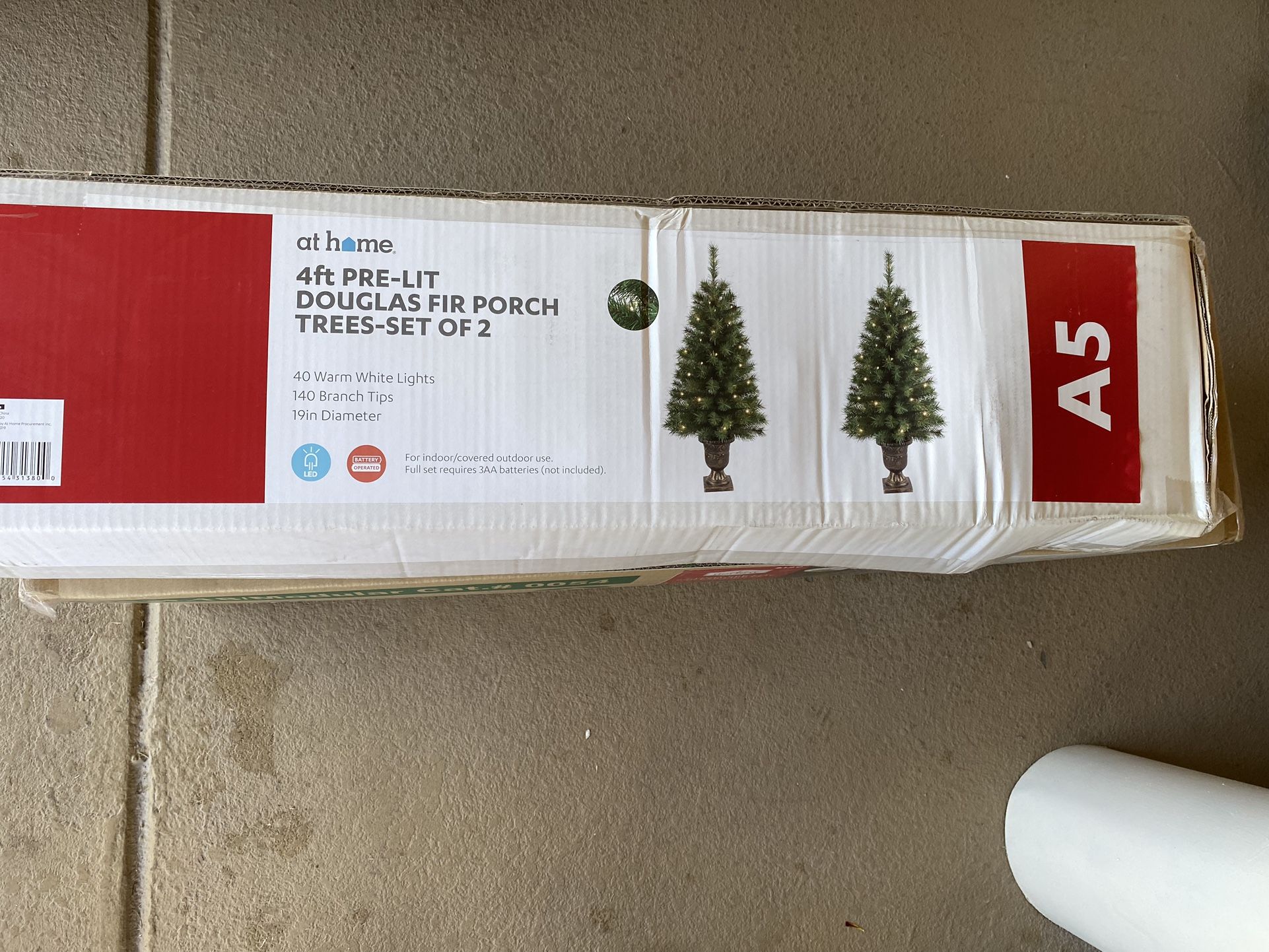 at home 4ft trees set of 2