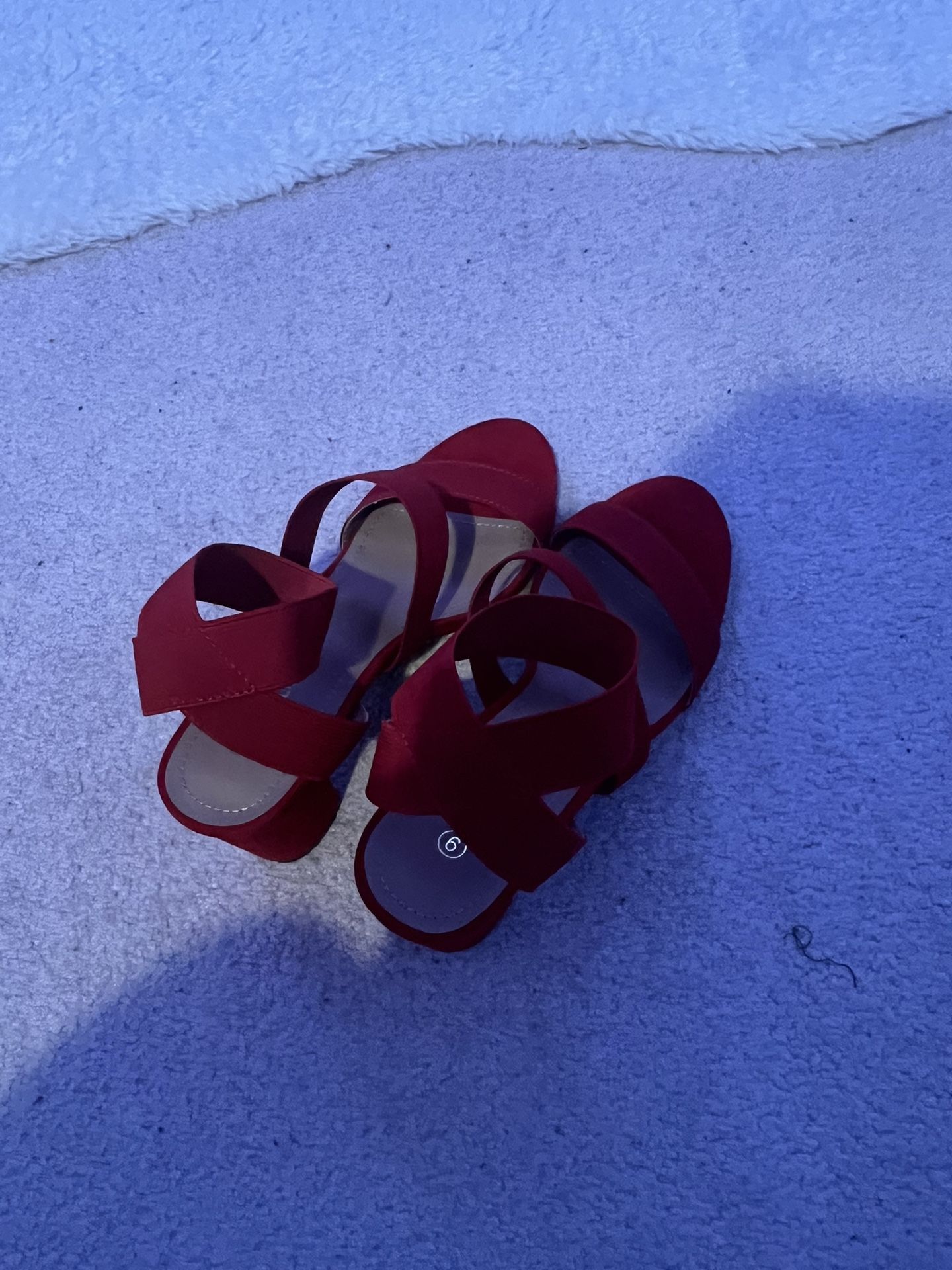 Red Women’s Heel Size 9