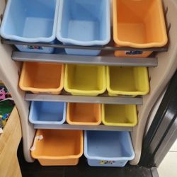 Toddler 3 Tier Toy Shelf