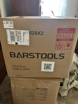 Bar Stools in Box