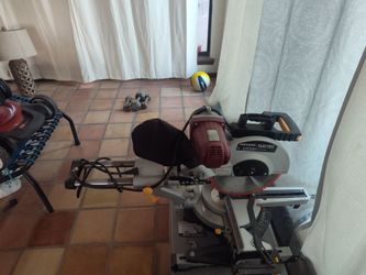Miter saw with Laser
