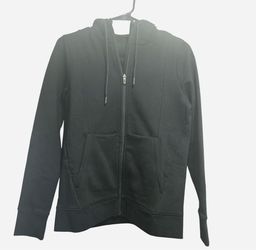 FIGS On-Shift Full-Zip Hoodie I Black XS