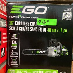 Ego 16in Cordless Chainsaw