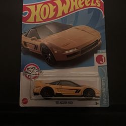 Hot Wheels '90 Acura NSX (Yellow) 2022 HW J-Imports, Size: 1:64 Scale