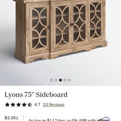 Gorgeous credenza/ sideboard
