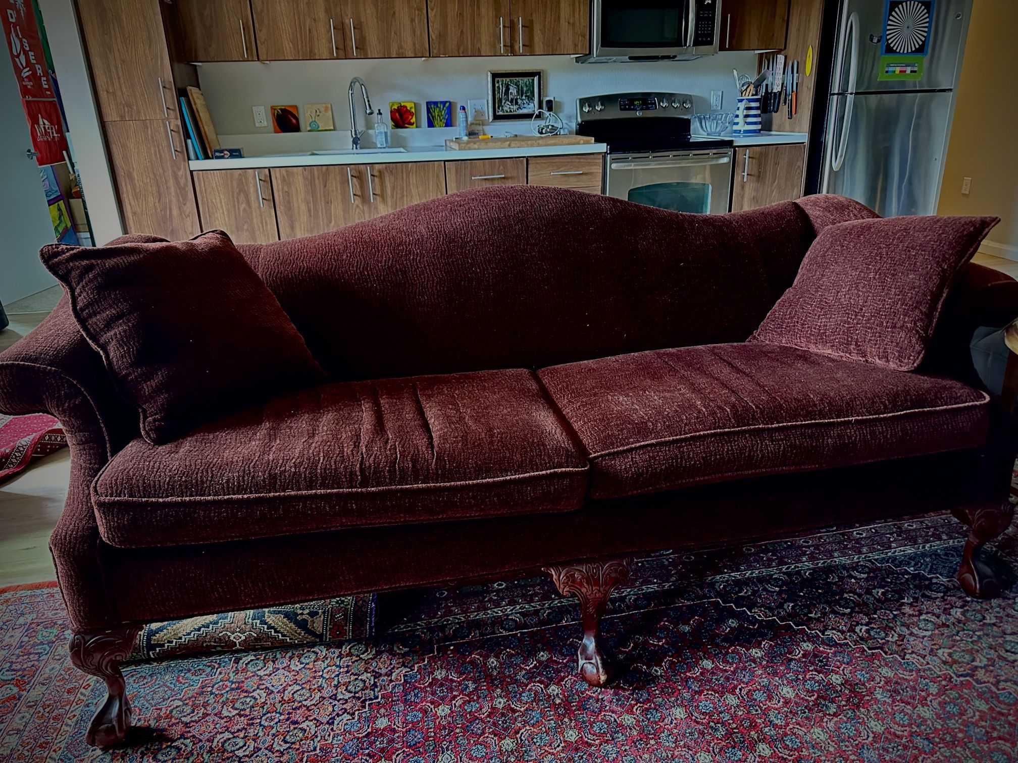 Clawfoot Sofa