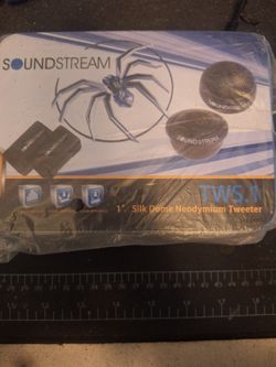 Soundstream 1" Silk Dome Tweeter ( Pair) Brand New