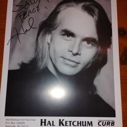 Hal Ketchum Autographed 8 × 10 Photo 
