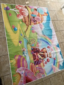 Candyland Birthday Banner
