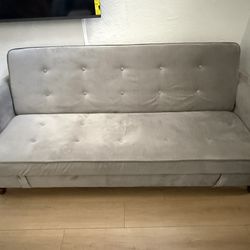 Gray Sleeper Sofa With Storage