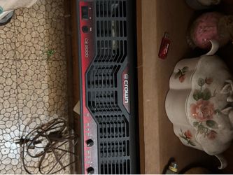 Crown CE 2000 amp and Crest Audio CD-1000