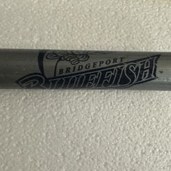 Vintage BRIDGEPORT BLUEFISH Mini Souvenir Baseball Bat 18”