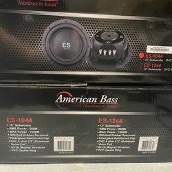 American Bass ES 10s Subwoofers