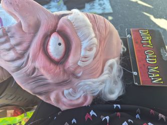 Dirty old man mask halloween