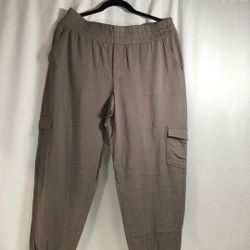 AnyBody Regular Cozy Knit Cargo Jogger Pant