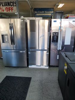 Stainless Refrigerator New  Start  At  $550