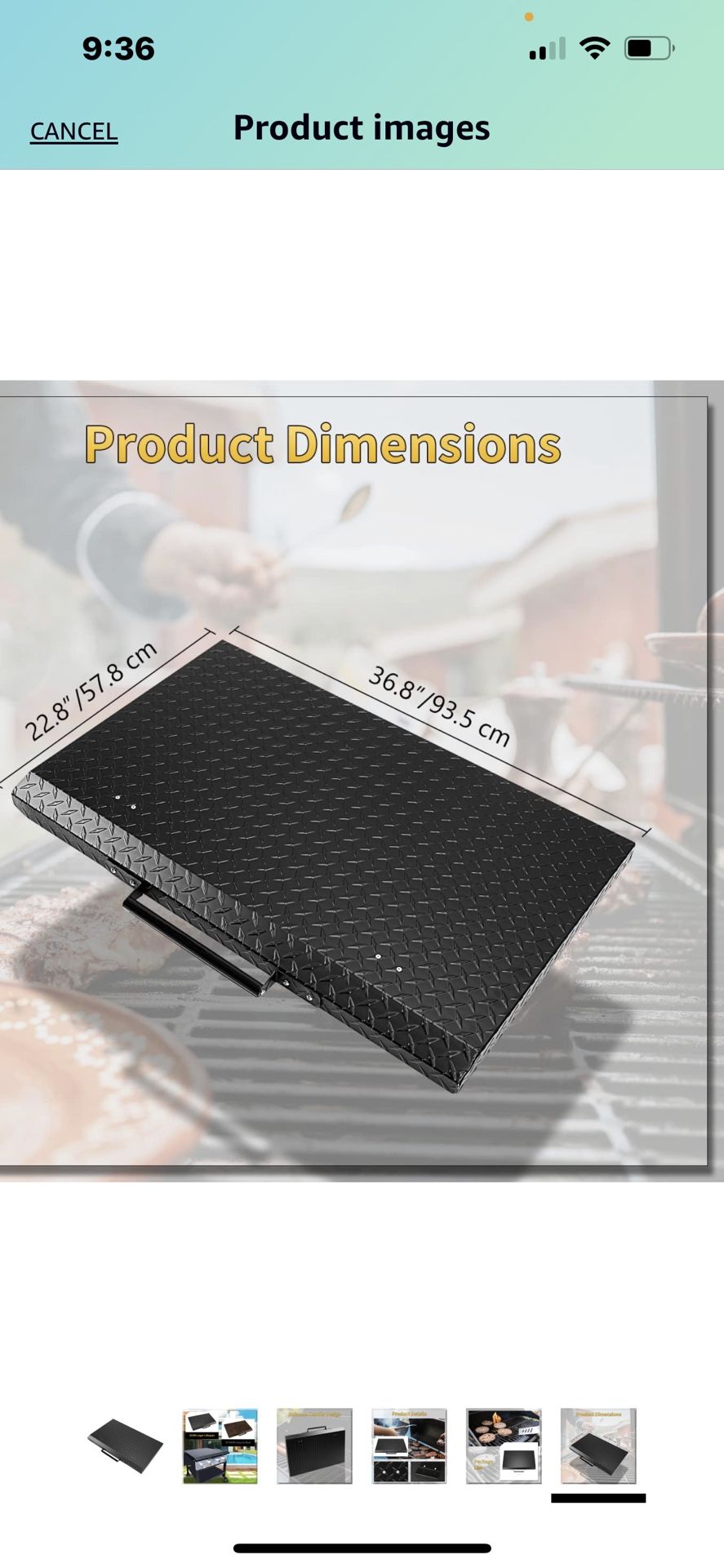 Flat Grill, Cover