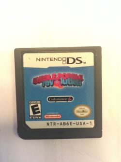 Nintendo ds bubble bubble