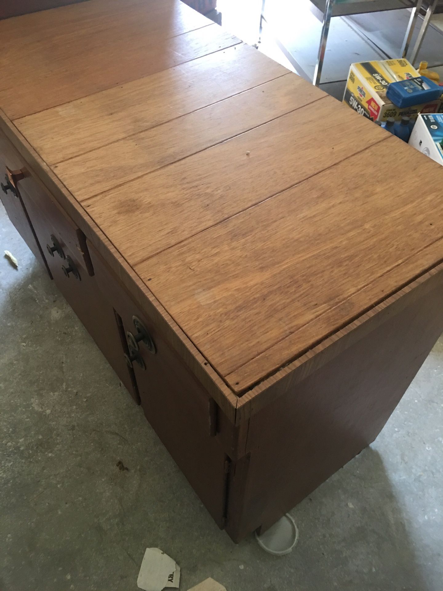 Solid wood Vintage Cabinets Shelving Dresser