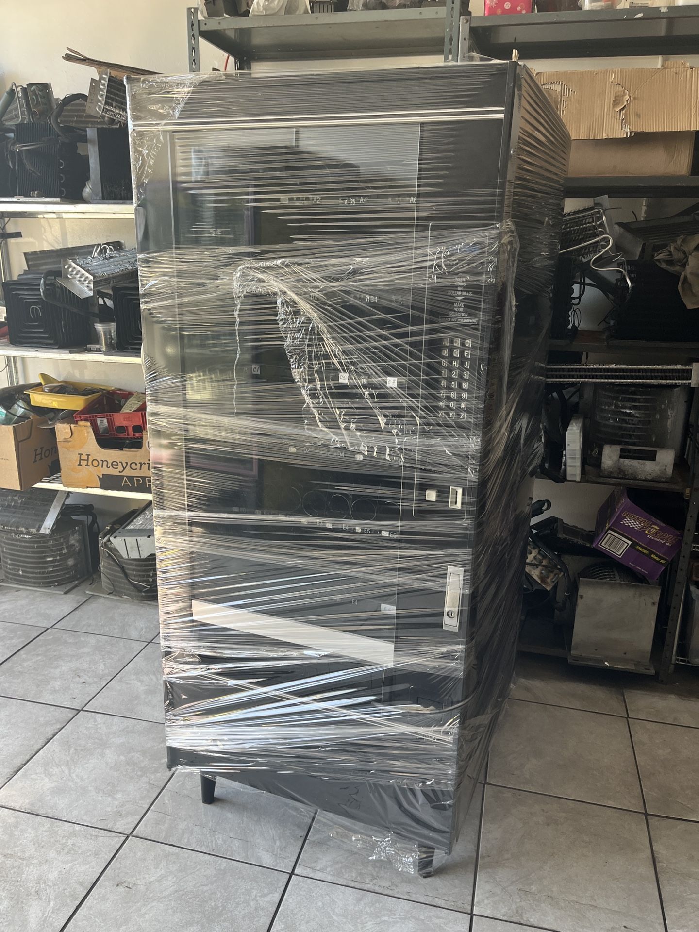 Crane National 168 Snack Vending Machine – 28 Selections, $5 Bill Acceptor