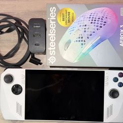 ROG Ally Z1 Extreme + 2TB WD black Internal SSD + NEW SteelSeries - Aerox 3 Super Light Honeycomb Wireless RGB