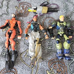 2005 Hasbro GI Joe Sigma 6 SPIRIT Action Figures Combat Squad