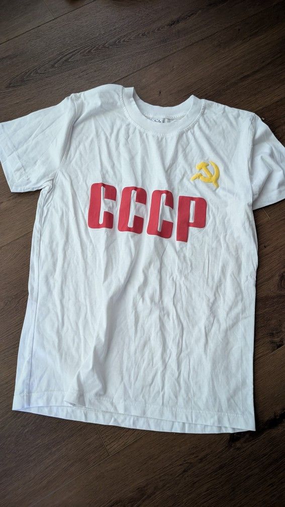 Size L T-shirt 💯 Cotton USSR Souvenir Gag Gift
