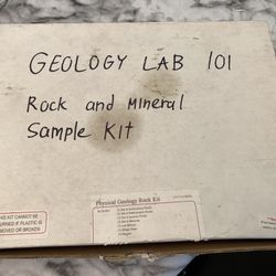 Geology 101 Lab Rock And Mineral Sample Kit