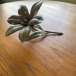 Midcentury brass decor