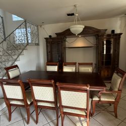 Sofa , Dining Table With 8 Chair And Console And Closet 