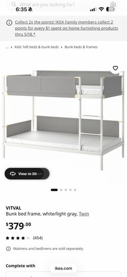 IKEA VITVAL BED