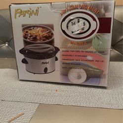 Dual Compartment Slow Cooker