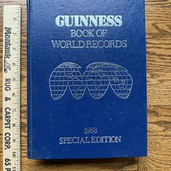 Vintage Guinness Book of World Records 1983 Special Edition,