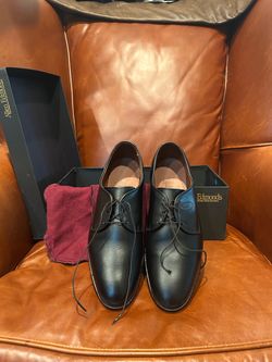 Allen Edmonds Black Leather Derby Dress Shoes