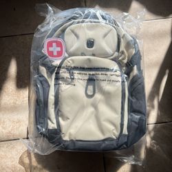 SwissGear Endure ScanSmart Laptop Backpack Vintage Khaki