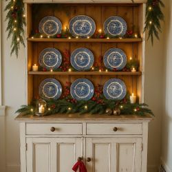 Antique Pine Welsh Cupboard