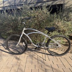 Silver Electra Beach Cruiser