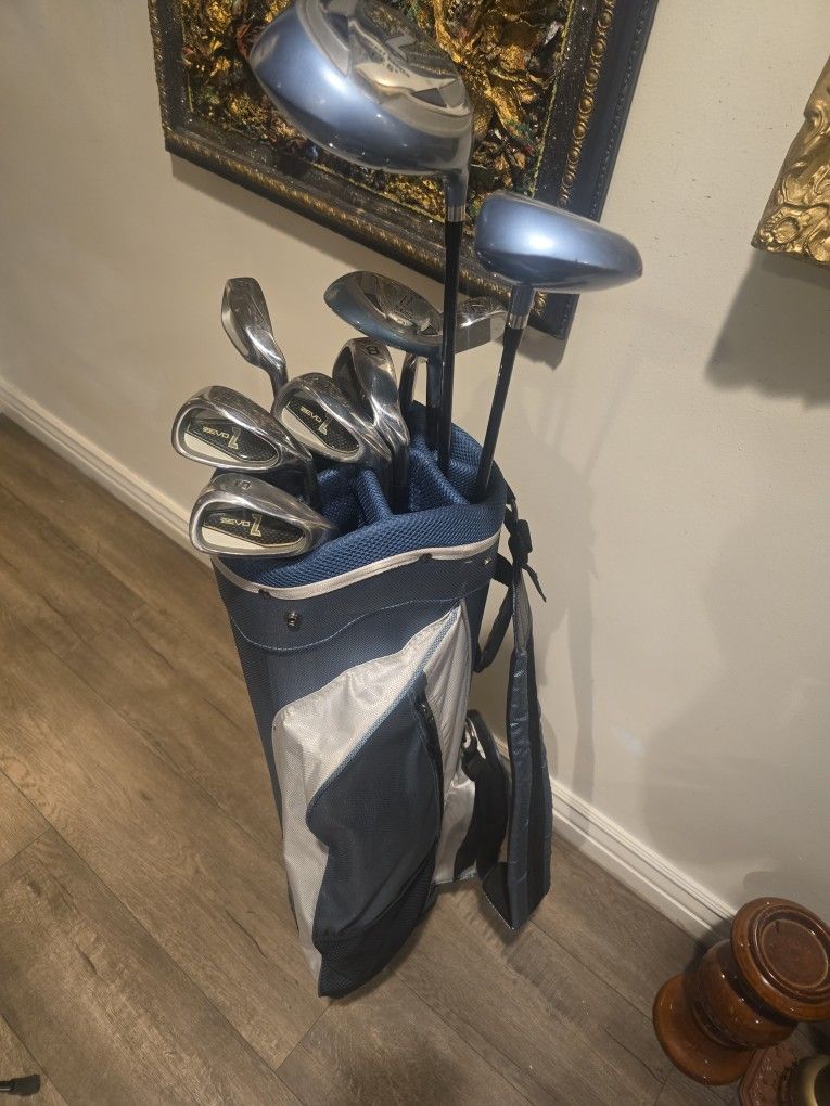 ZEVO-GOLF CLUBS SET WITH GOLF BAG (9 CLUBS)