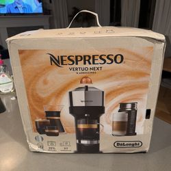 Nespresso Vertuo Next Coffee & Espresso Machine + Milk Frother (Open Box)