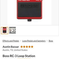 RC3 Loop Station Compact Phase Recorder Pedal 