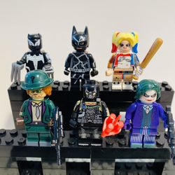 Batman Bad Guys Custom Lego Minifigures Set