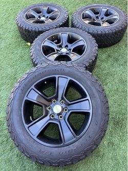 Chevy Silverado 1500 stock wheels and tires rims 20