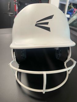 Softball equipment eastmon helmet, Rawlings glove and bag
