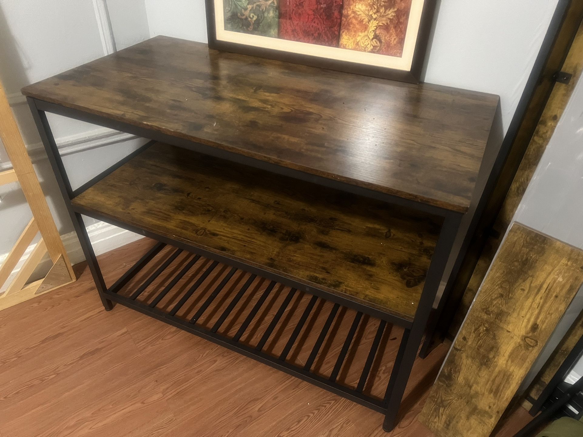 Craftsman Table/ Storage Unit Or Island