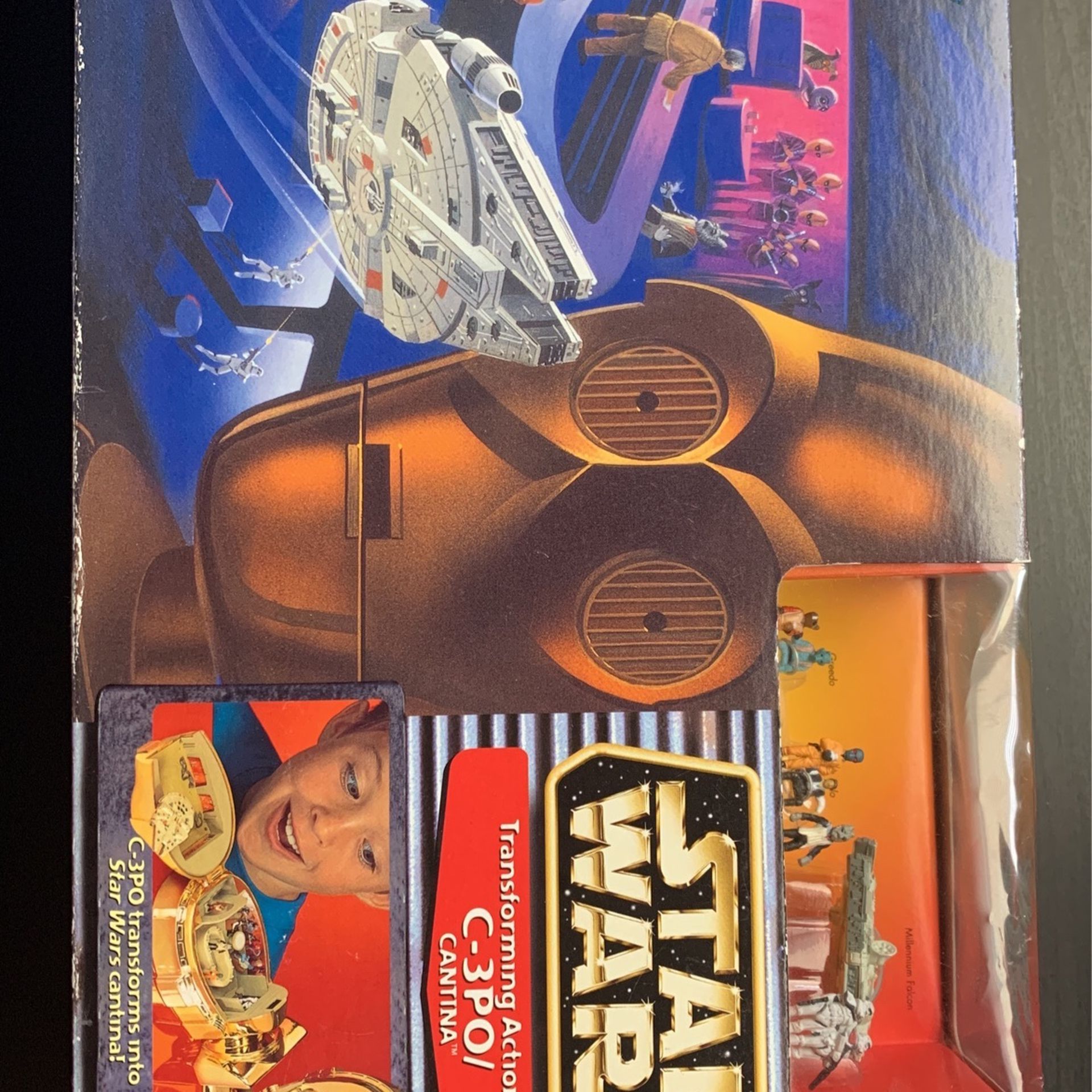 Star Wars C-3PO/Cantina-Micro machines transforming play set